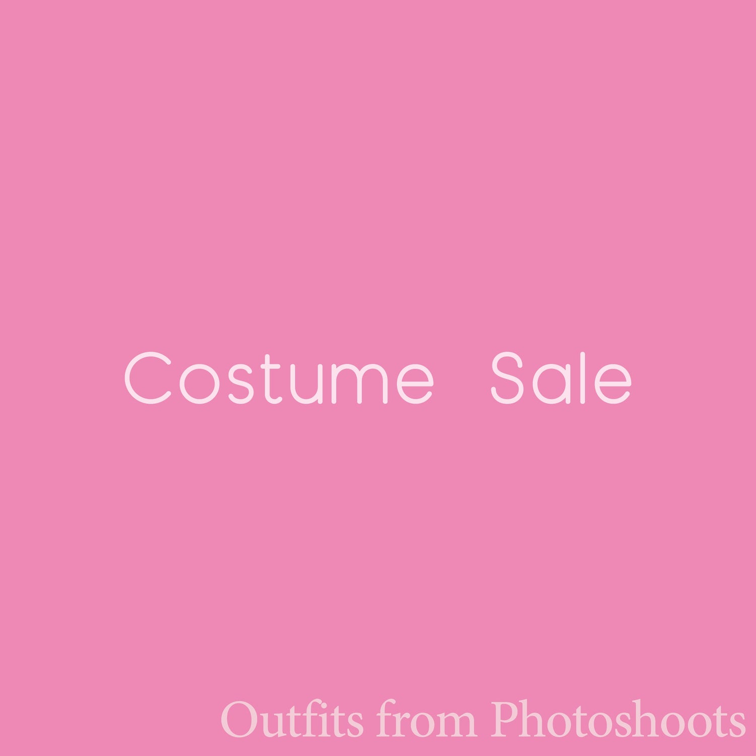 Costume Sale