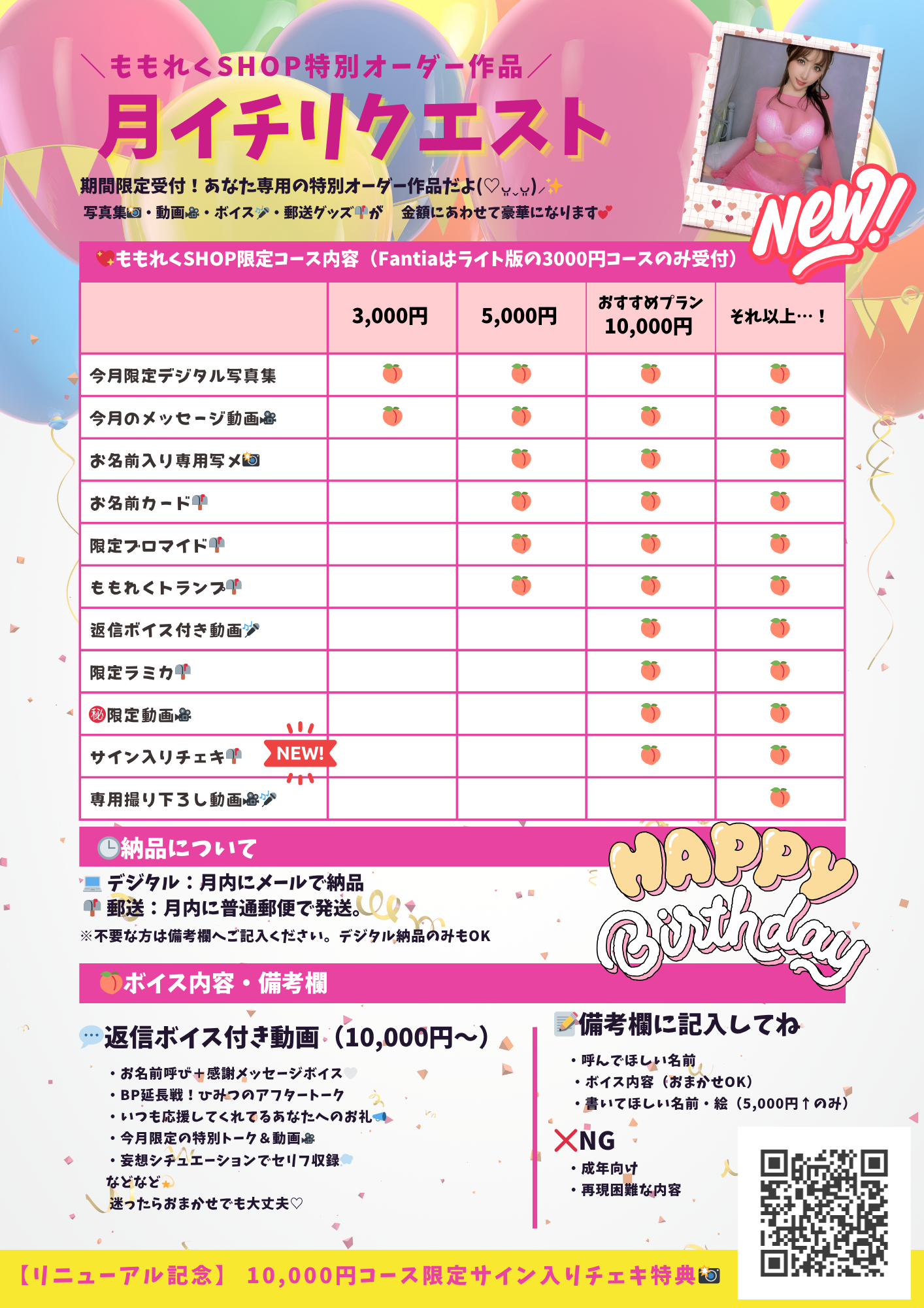 [Limited time only] Monthly request 【April】